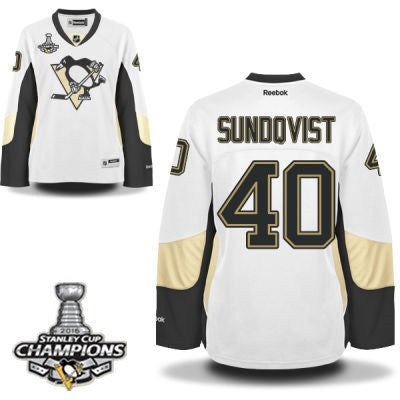 Jean-Sebastien Dea Pittsburgh Penguins white jersey