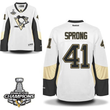 Daniel Sprong Pittsburgh Penguins white jersey