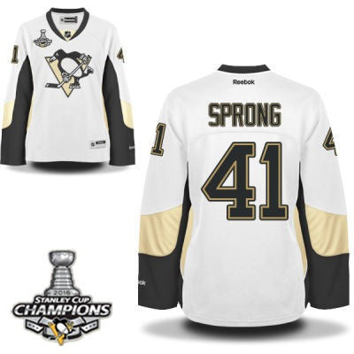 Daniel Sprong Pittsburgh Penguins white jersey