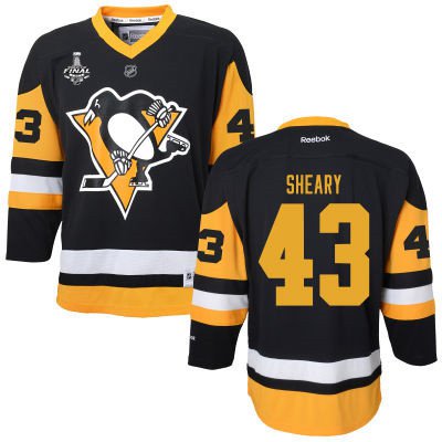 Conor Sheary Pittsburgh Penguins black jersey
