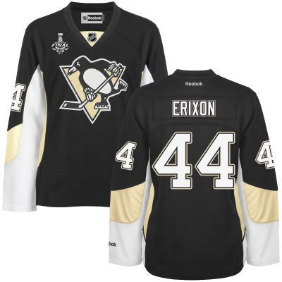 Tim Erixon Pittsburgh Penguins black jersey