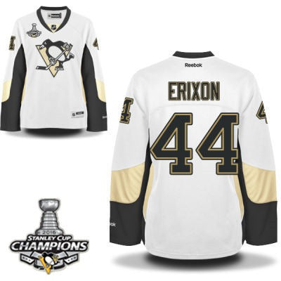 Tim Erixon Pittsburgh Penguins white jersey