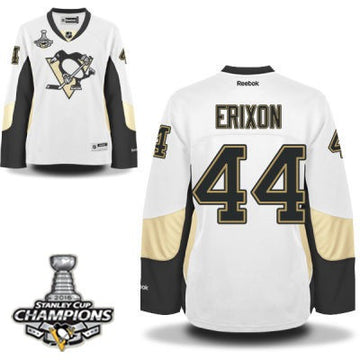 Tim Erixon Pittsburgh Penguins white jersey