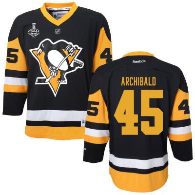 Josh Archibald Pittsburgh Penguins black jersey