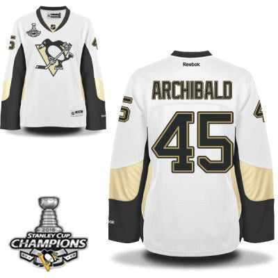 Josh Archibald Pittsburgh Penguins white jersey
