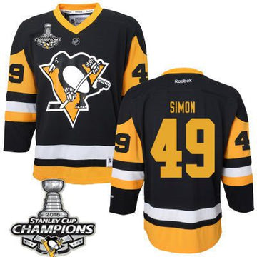 Dominik Simon Pittsburgh Penguins black jersey