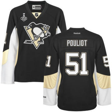 Derrick Pouliot Pittsburgh Penguins black jersey