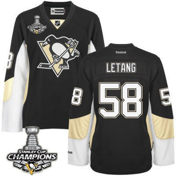 Kris Letang Pittsburgh Penguins black jersey