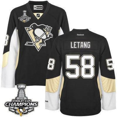 Kris Letang Pittsburgh Penguins black jersey