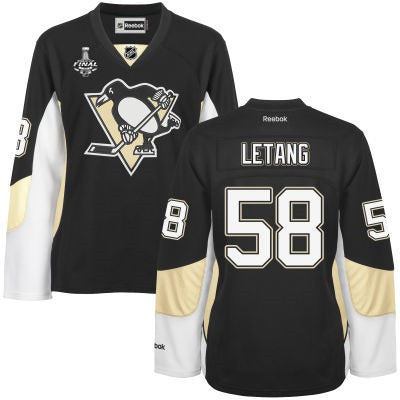 Kris Letang Pittsburgh Penguins black jersey
