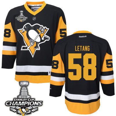 Kris Letang Pittsburgh Penguins black jersey