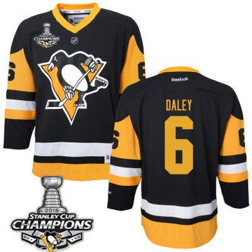 Trevor Daley Pittsburgh Penguins black jersey