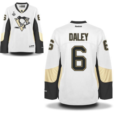 Trevor Daley Pittsburgh Penguins white Road jersey