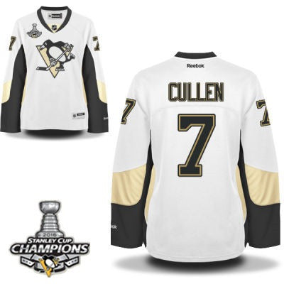 Matt Cullen Pittsburgh Penguins white jersey