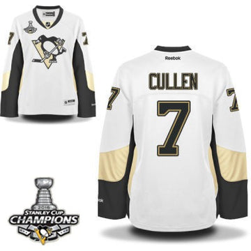 Matt Cullen Pittsburgh Penguins white jersey