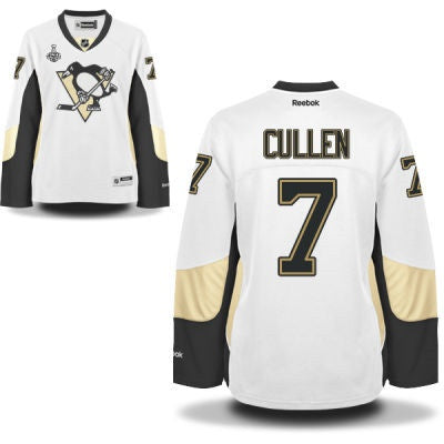 Matt Cullen Pittsburgh Penguins white Road jersey