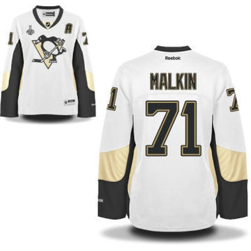Evgeni Malkin Pittsburgh Penguins white Road jersey