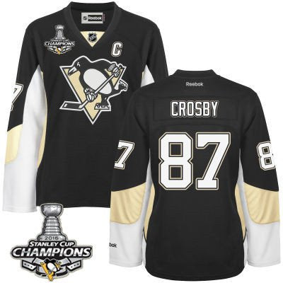 Sidney Crosby Pittsburgh Penguins black jersey