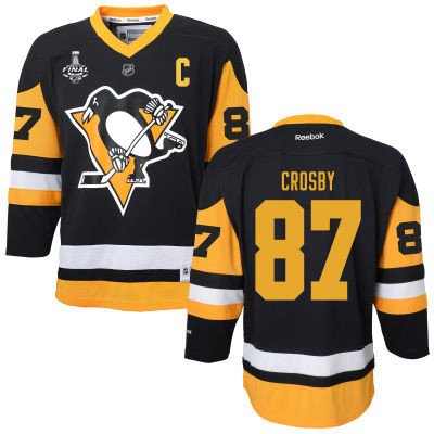 Sidney Crosby Pittsburgh Penguins black jersey