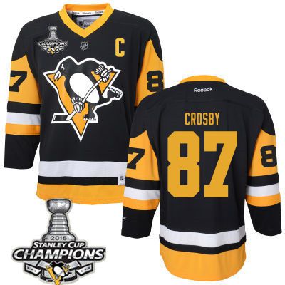 Sidney Crosby Pittsburgh Penguins black jersey