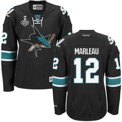 Patrick Marleau San Jose Sharks black Third jersey
