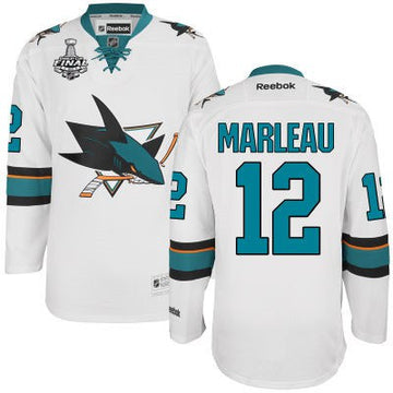 Patrick Marleau San Jose Sharks white Away jersey