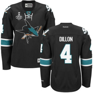 Brenden Dillon San Jose Sharks black Third jersey