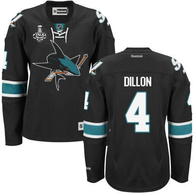 Brenden Dillon San Jose Sharks black Third jersey