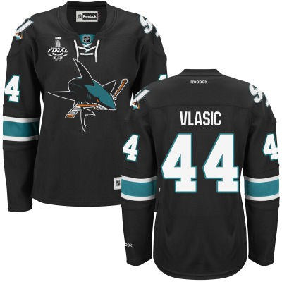 Marc-Edouard Vlasic San Jose Sharks black Third jersey