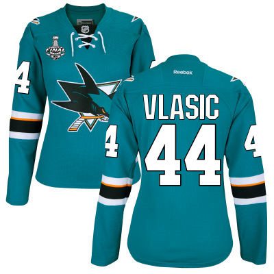 Marc-Edouard Vlasic San Jose Sharks teal Home jersey
