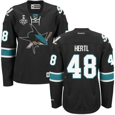 Tomas Hertl San Jose Sharks black Third jersey