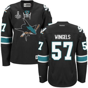 Tommy Wingels San Jose Sharks black Third jersey