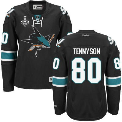 Matt Tennyson San Jose Sharks black Third jersey