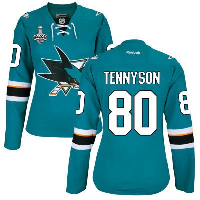 Matt Tennyson San Jose Sharks teal Home jersey