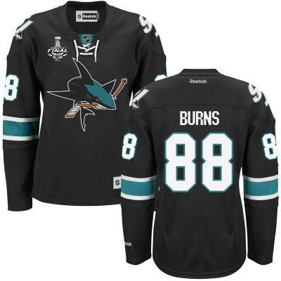 Brent Burns San Jose Sharks black Third jersey