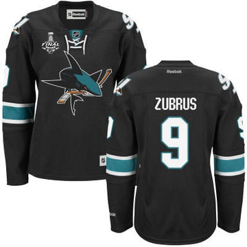 Dainius Zubrus San Jose Sharks black Third jersey