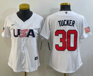 USA Kyle Tucker USA Baseball white Classic jersey