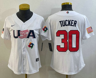 USA Kyle Tucker USA Baseball white Classic jersey