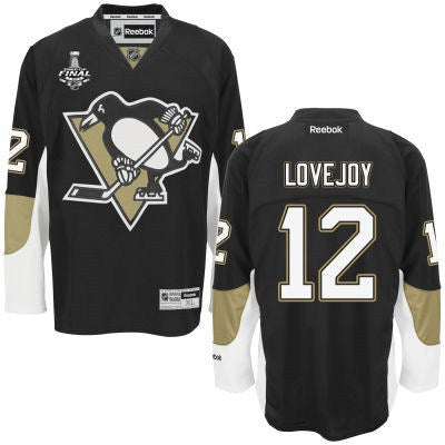 Ben Lovejoy Pittsburgh Penguins black Home jersey