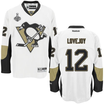 Ben Lovejoy Pittsburgh Penguins white Away jersey