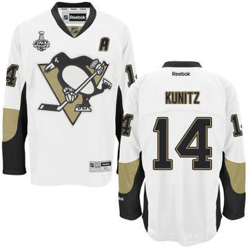 Chris Kunitz Pittsburgh Penguins white Away jersey