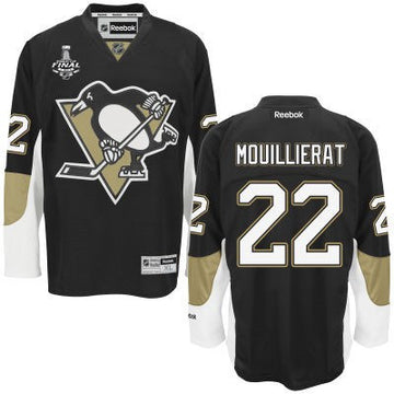 Kael Mouillierat Pittsburgh Penguins black Home jersey