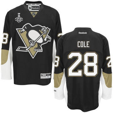 Ian Cole Pittsburgh Penguins black Home jersey