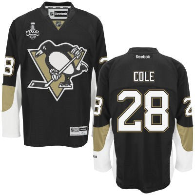 Ian Cole Pittsburgh Penguins black Home jersey
