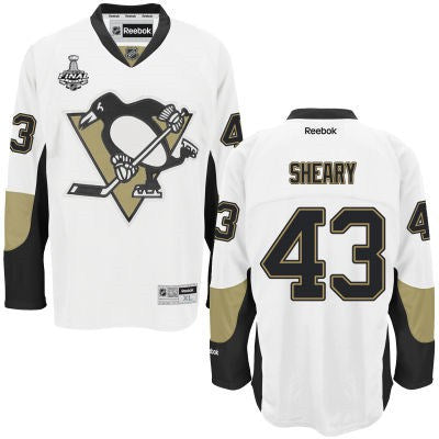 Conor Sheary Pittsburgh Penguins white Away jersey