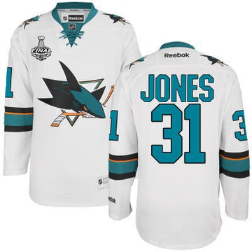 Martin Jones San Jose Sharks Away jersey