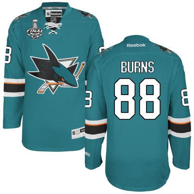 Brent Burns San Jose Sharks teal Home jersey