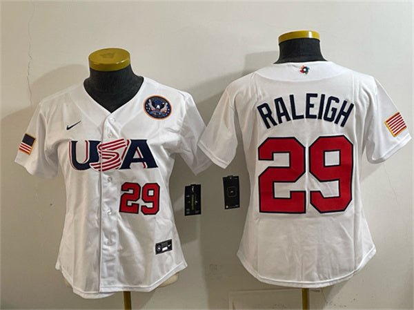 USA Cal Raleigh USMNT white Classic jersey