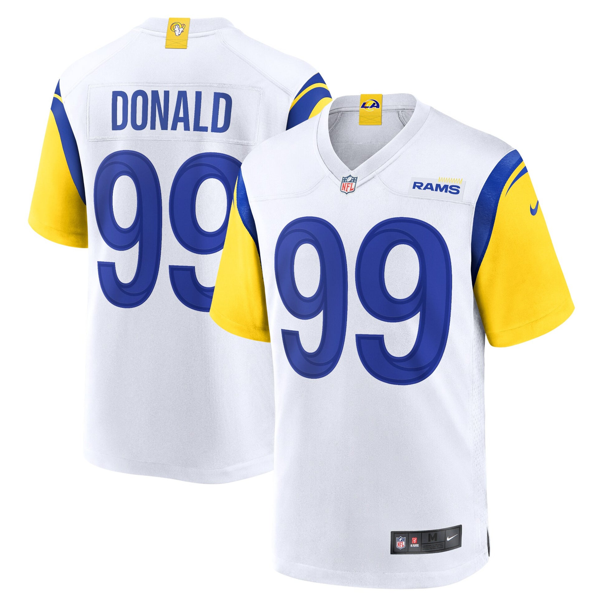 Aaron Donald Los Angeles Rams white Alternate jersey