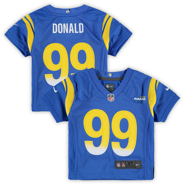 Aaron Donald Los Angeles Rams royal jersey